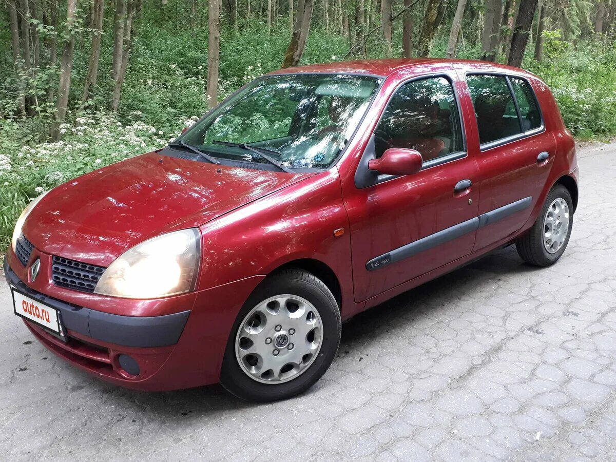 Рено клио 2001 фото Купить б/у Renault Clio II Рестайлинг 1.4 MT (98 л.с.) бензин механика в Санкт-П