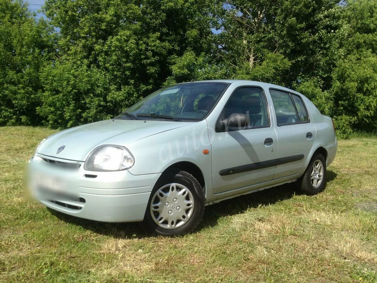 Рено клио седан фото Купить б/у Renault Clio II Рестайлинг 1.4 MT (98 л.с.) бензин механика в Москве: