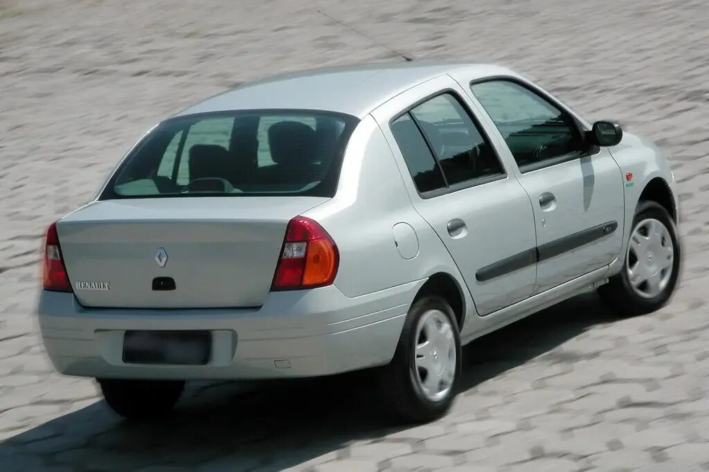 Рено клио седан фото Renault Symbol 1999, 2000, 2001, 2002, седан, 1 поколение технические характерис