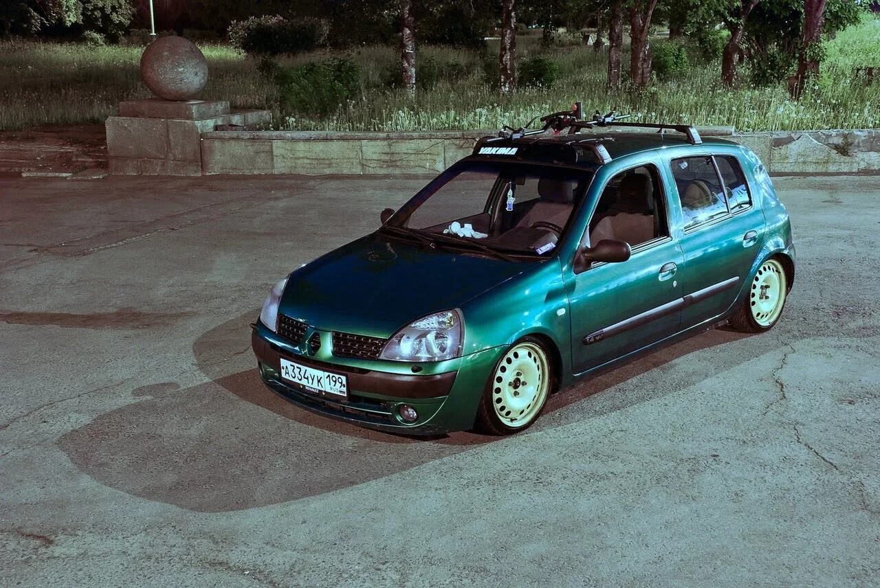 Рено клио тюнинг чточточточточточточточточточточточточто - Renault Clio II, 1,4 л, 2004 года прос