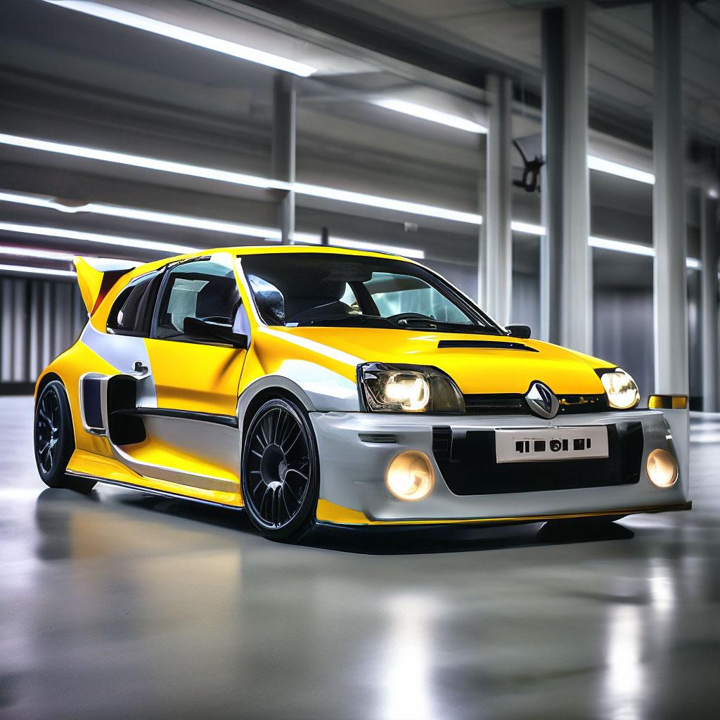 Рено клио вр6 тюнинг "Renault Clio V6 tuning" - image created in Shedevrum