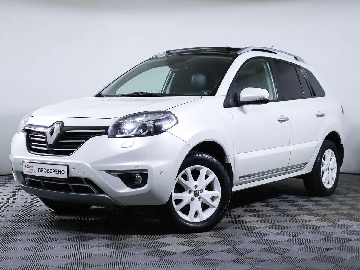 Рено колеос фото Купить б/у Renault Koleos I Рестайлинг 2 2.5 CVT (171 л.с.) 4WD бензин вариатор 