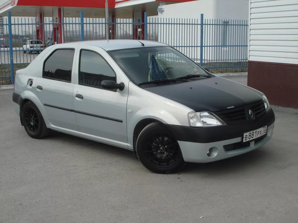 Рено логан 1 фаза 2 фото Slik L1828, 15", шина 195/60 15, Секретки McGard - Renault Logan (1G), 1,6 л, 20