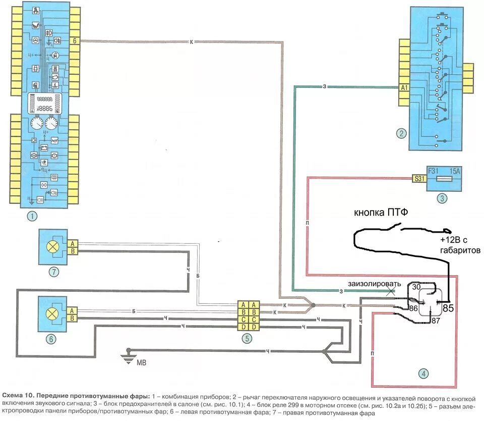 Рено логан 1 схема подключения фар Противотуманки фаза 2 - Renault Logan (1G), 1,4 л, 2010 года аксессуары DRIVE2