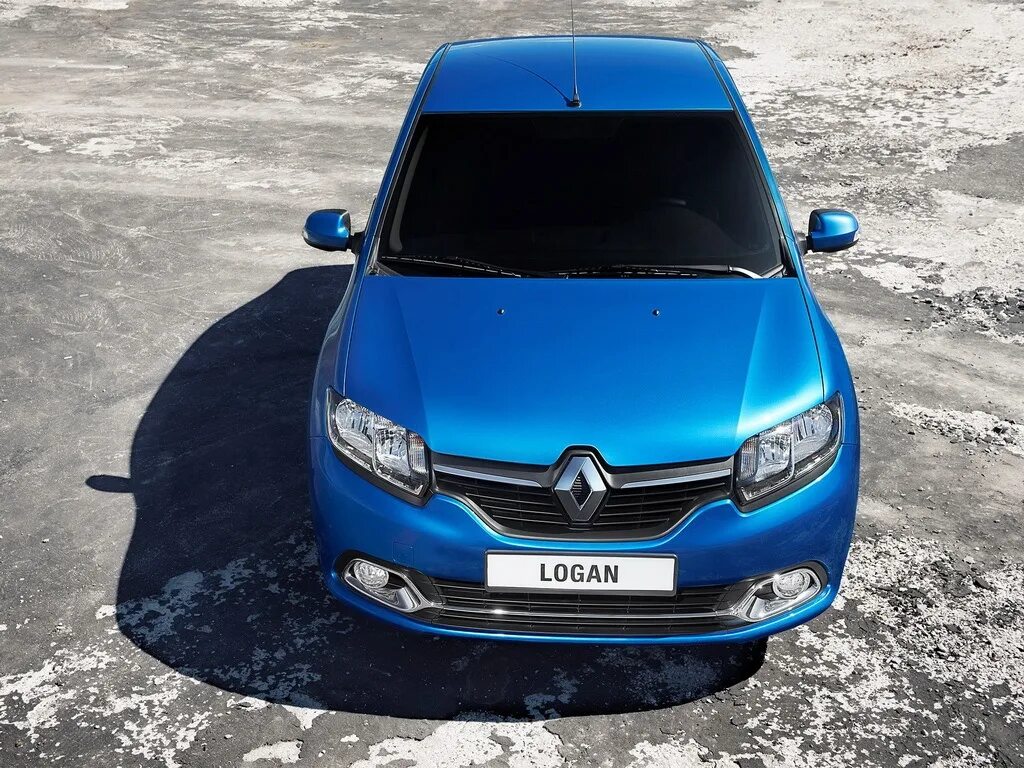 Рено логан 2 фото спереди Foto лазурно-синего - Renault Logan (2G), 1,6 л, 2015 года просто так DRIVE2