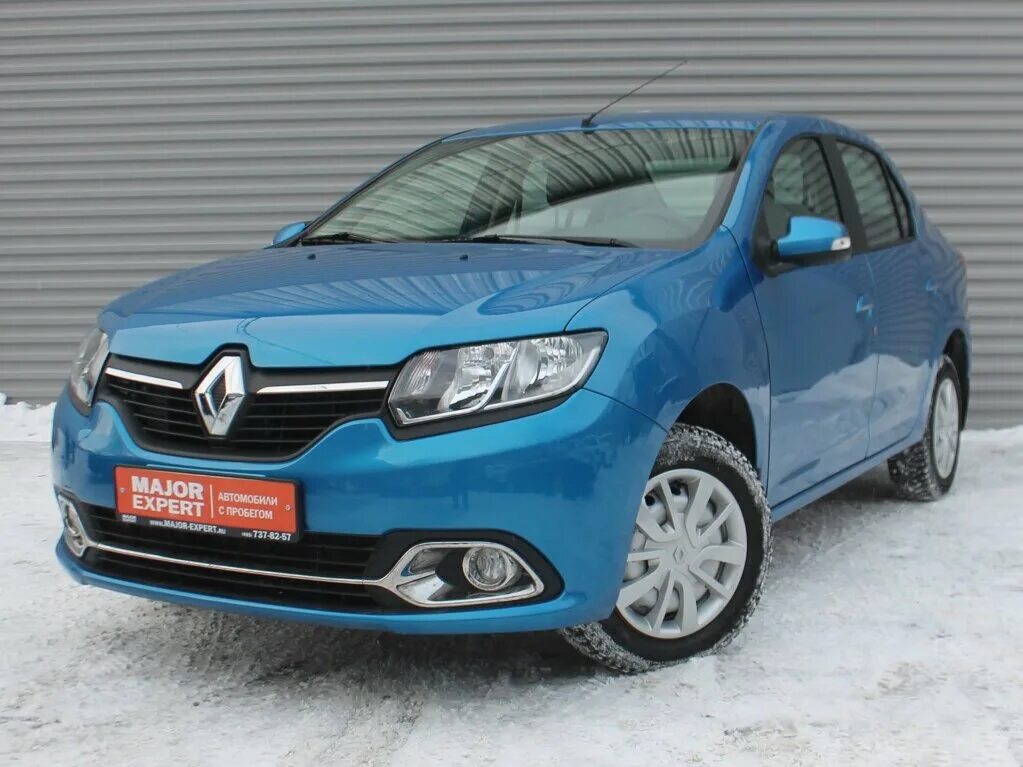 Рено логан 2 фото спереди Купить б/у Renault Logan II 1.6 MT (82 л.с.) бензин механика в Москве: синий Рен