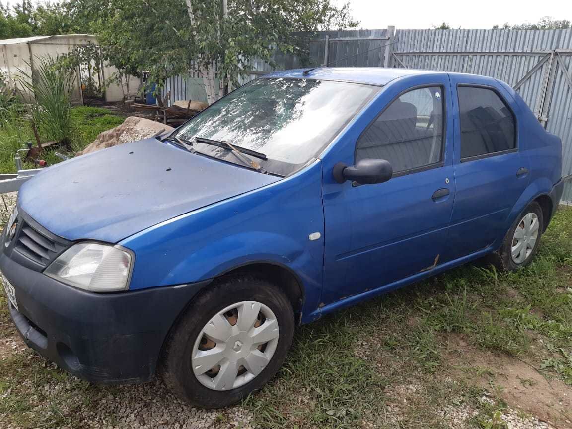 Рено логан 2006 год фото Купить б/у Renault Logan I 1.4 MT (75 л.с.) бензин механика в Самаре: синий Рено