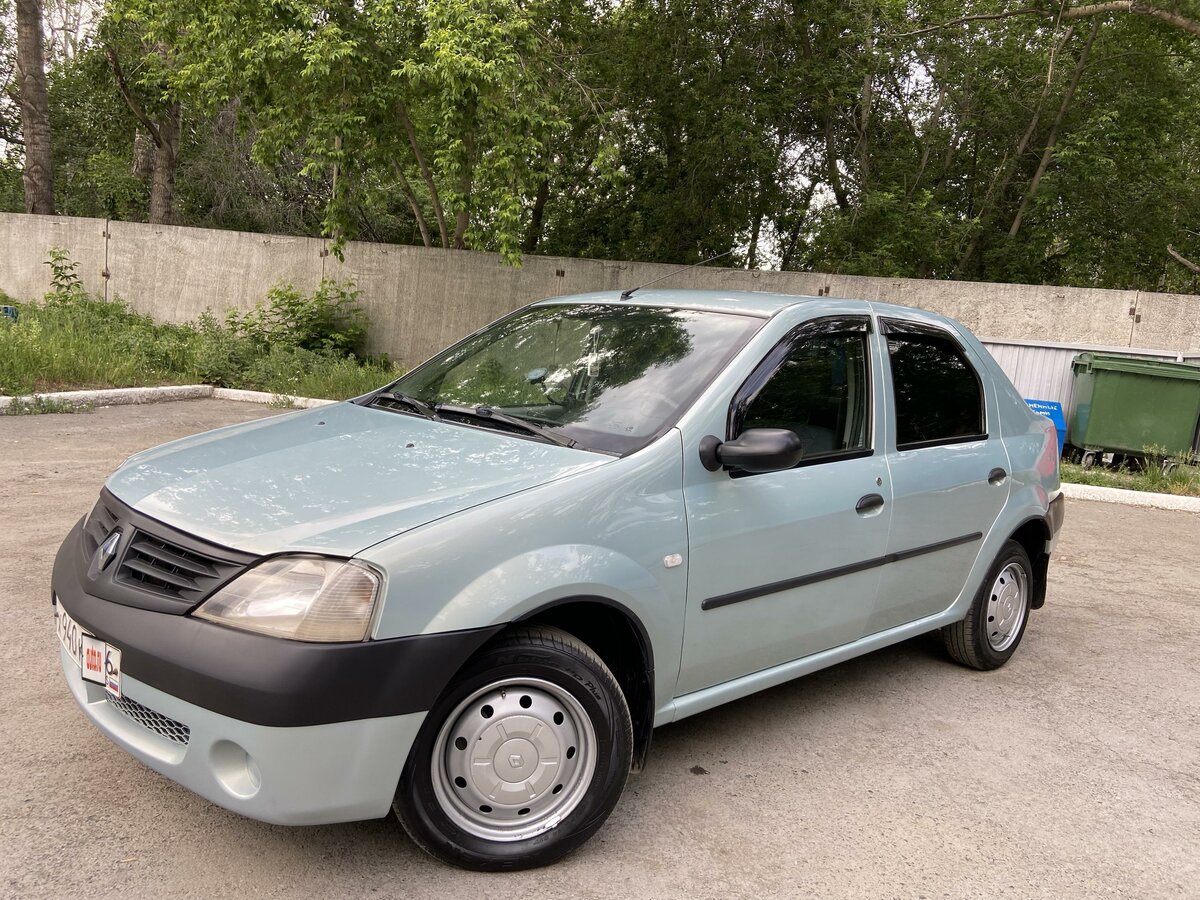 Рено логан 2006 год фото Купить б/у Renault Logan I 1.4 MT (75 л.с.) бензин механика в Екатеринбурге: зел