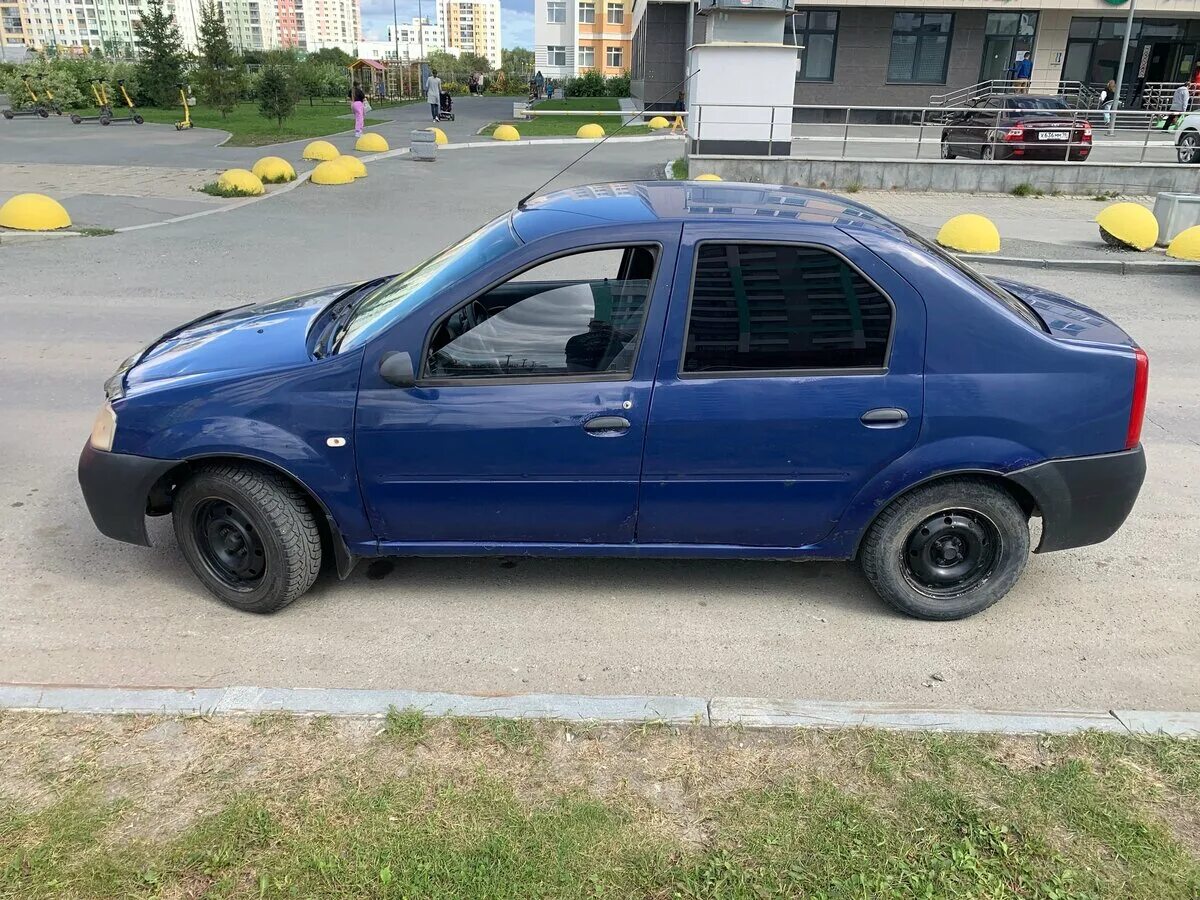 Рено логан 2006 год фото Купить б/у Renault Logan I 1.4 MT (75 л.с.) бензин механика в Екатеринбурге: син