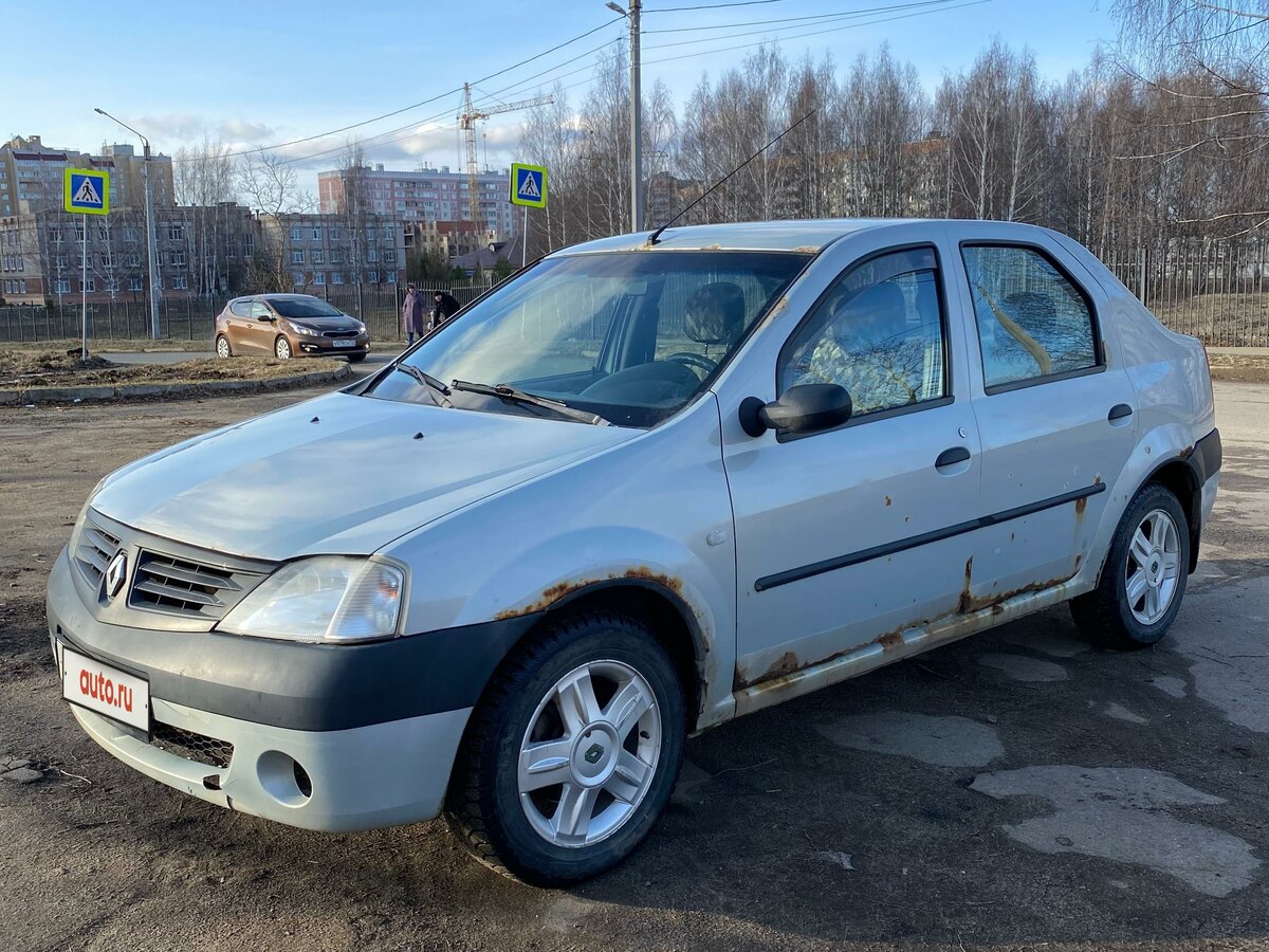 Рено логан 2006 год фото Купить б/у Renault Logan I 1.6 MT (87 л.с.) бензин механика в Костроме: серый Ре