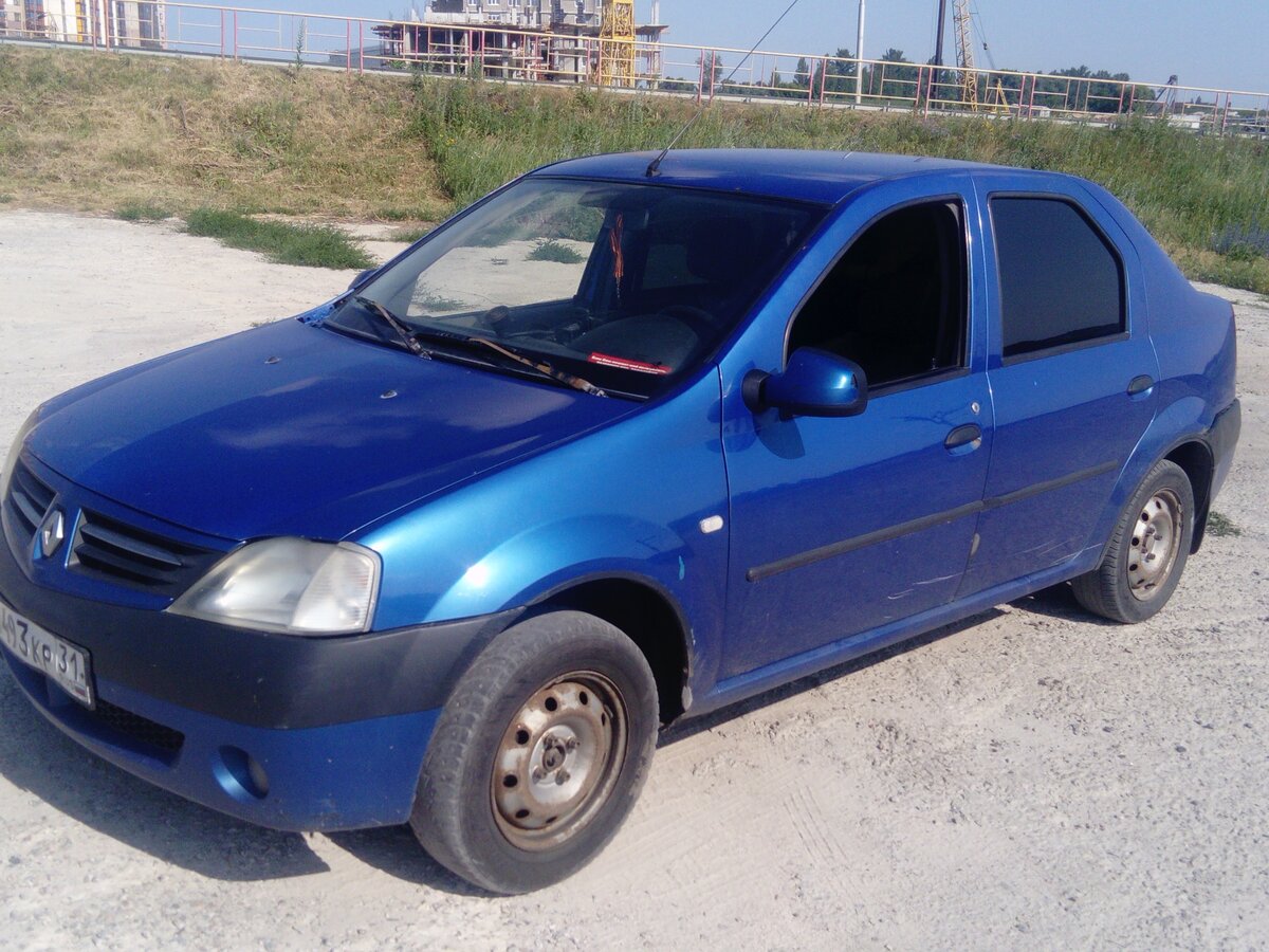 Рено логан 2006 год фото Купить б/у Renault Logan I 1.6 MT (87 л.с.) бензин механика в Белгороде: синий Р