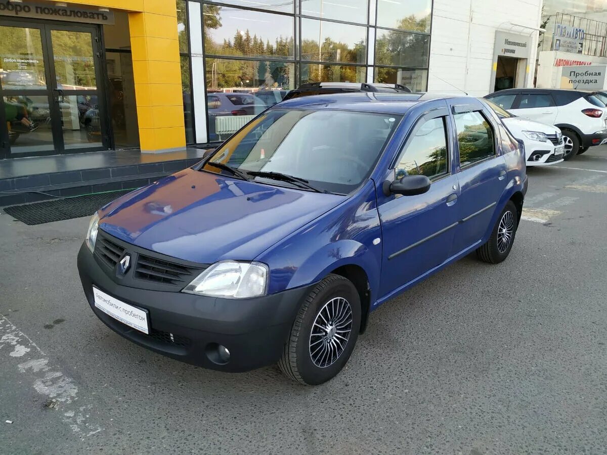 Рено логан 2006 год фото Купить б/у Renault Logan I 1.4 MT (75 л.с.) бензин механика в Москве: синий Рено