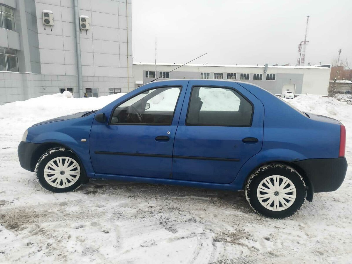 Рено логан 2007 года фото Купить б/у Renault Logan I 1.4 MT (75 л.с.) бензин механика в Перми: синий Рено 