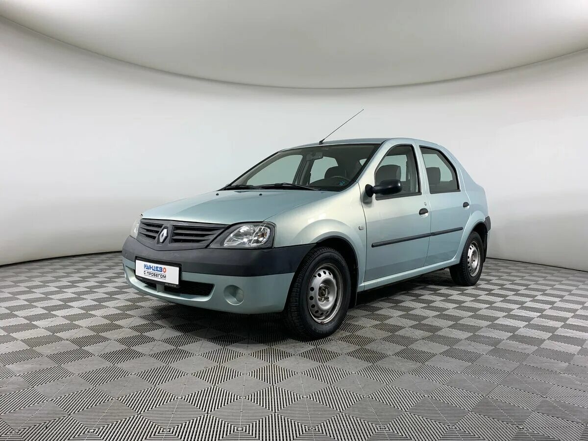 Рено логан 2008 фото Купить б/у Renault Logan I 1.6 MT (87 л.с.) бензин механика в Москве: зелёный Ре