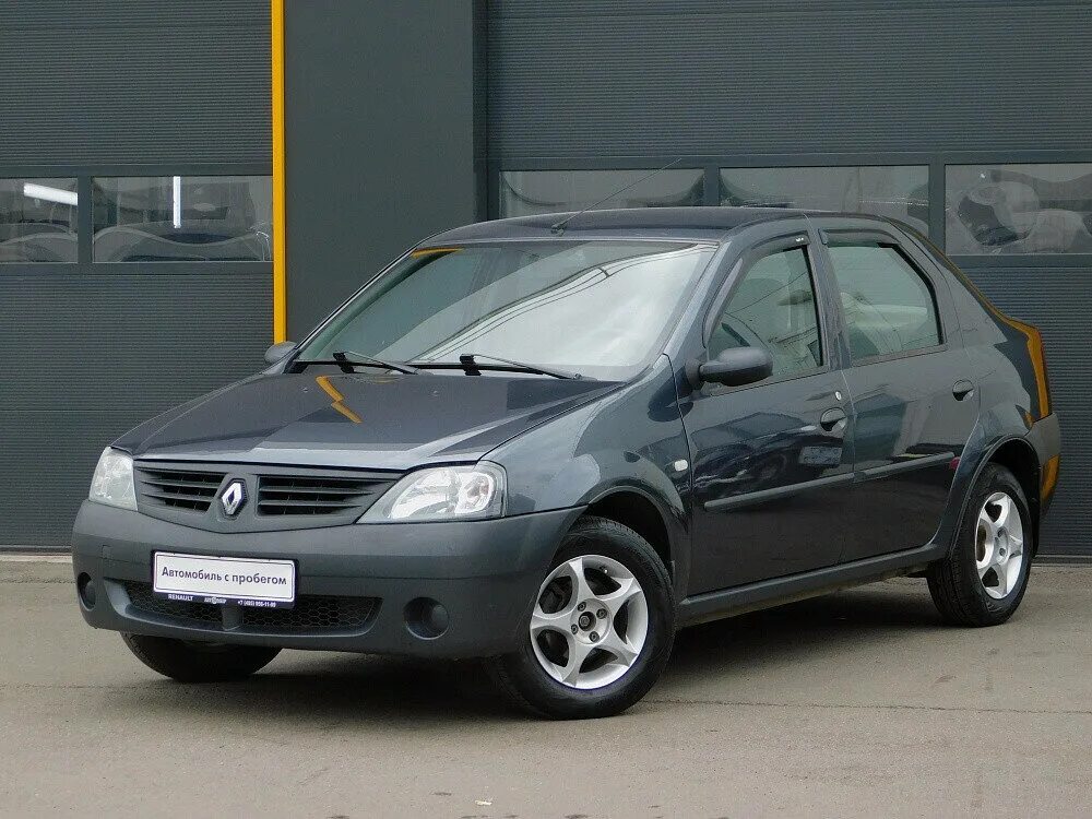 Рено логан 2008 фото Купить б/у Renault Logan I 1.6 MT (87 л.с.) бензин механика в Химках: серый Рено