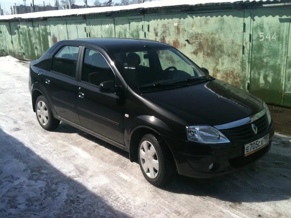 Рено логан 2012 года черный фото Фотки - Renault Logan (1G), 1,6 л, 2012 года фотография DRIVE2