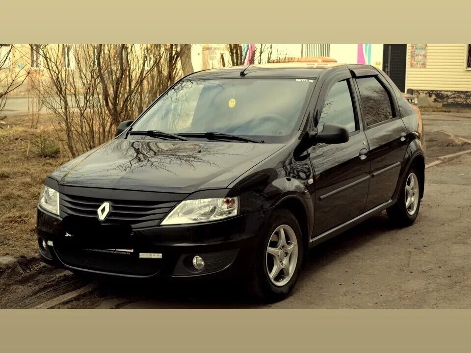 Рено логан 2012 года черный фото Купить б/у Renault Logan I Рестайлинг 1.4 MT (75 л.с.) бензин механика в Екатери