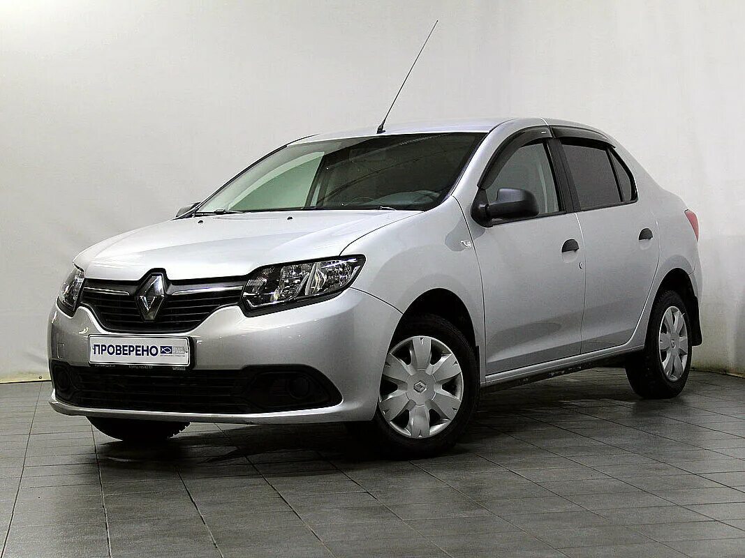 Рено логан 2015 года фото Купить б/у Renault Logan II 1.6 AT (102 л.с.) бензин автомат в Москве: серый Рен