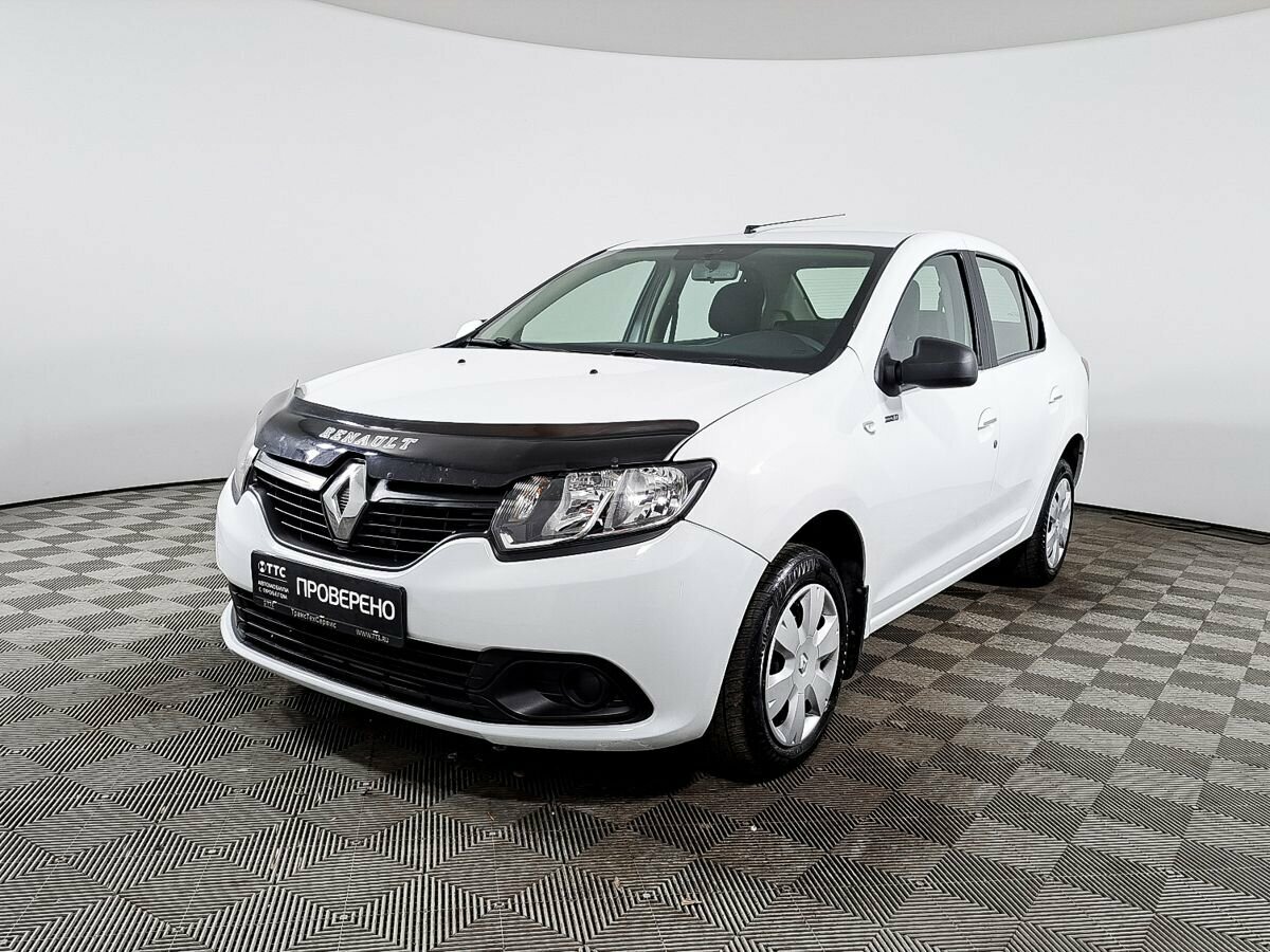 Рено логан 2018 года фото Купить б/у Renault Logan II 1.6 AT (102 л.с.) бензин автомат в Уфе: белый Рено Л