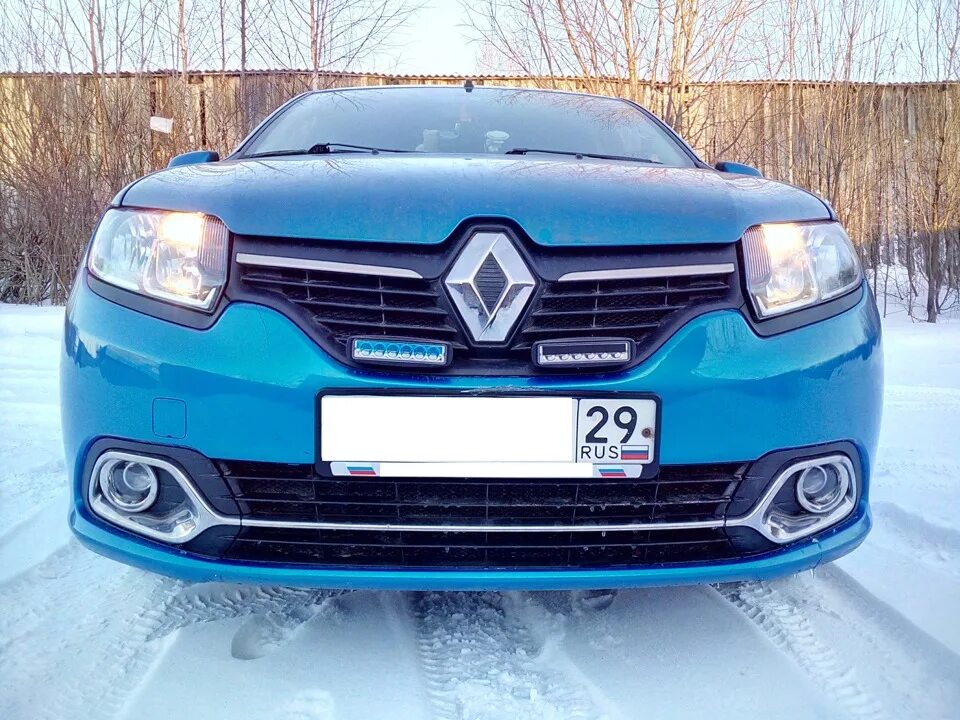 Рено логан 2021 год фото с противотуманками Ксенон в ПТФ - Renault Logan (2G), 1,6 л, 2014 года тюнинг DRIVE2