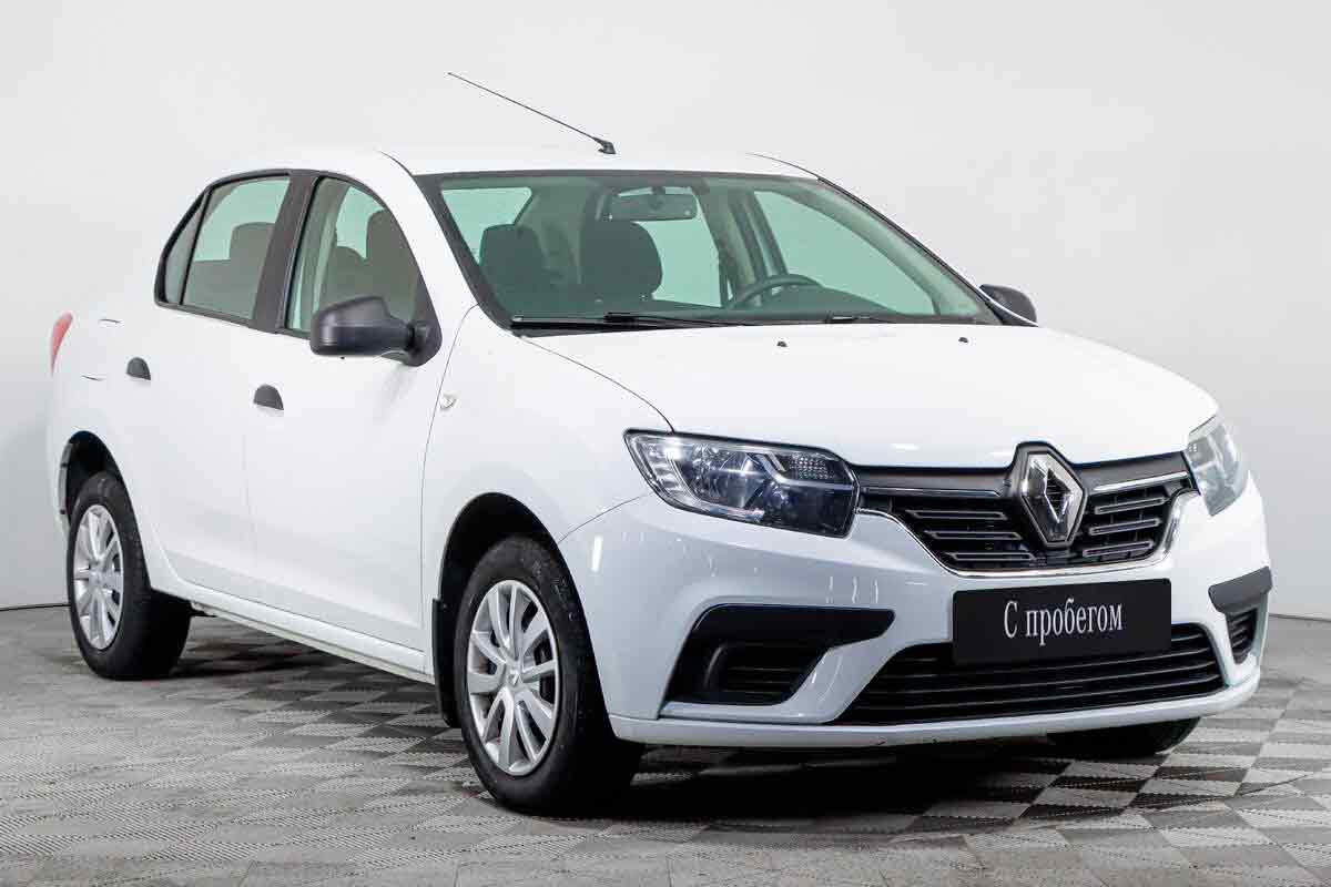 Рено логан белый фото RENAULT LOGAN Белый 2019 с пробегом 77 781 км. в Тринити в Ростове-на-Дону