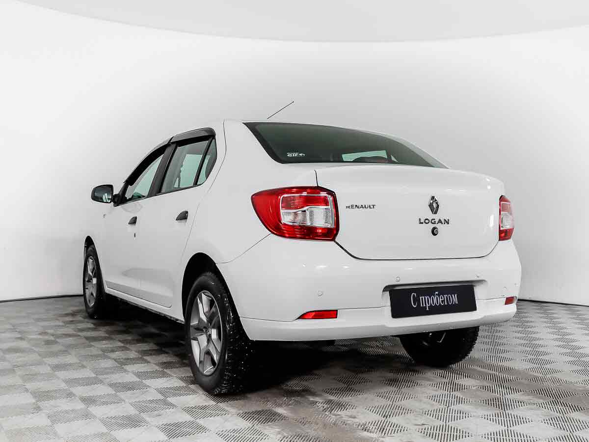 Рено логан белый фото RENAULT LOGAN Белый 2018 с пробегом 58 165 км. в Тринити в Ростове-на-Дону