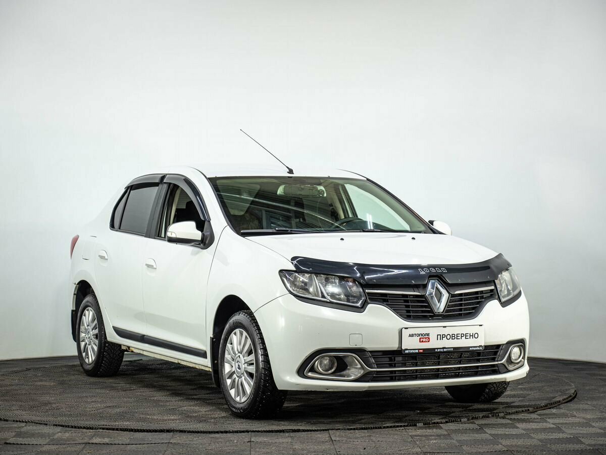 Рено логан белый фото Купить б/у Renault Logan II 1.6 MT (102 л.с.) бензин механика в Санкт-Петербурге