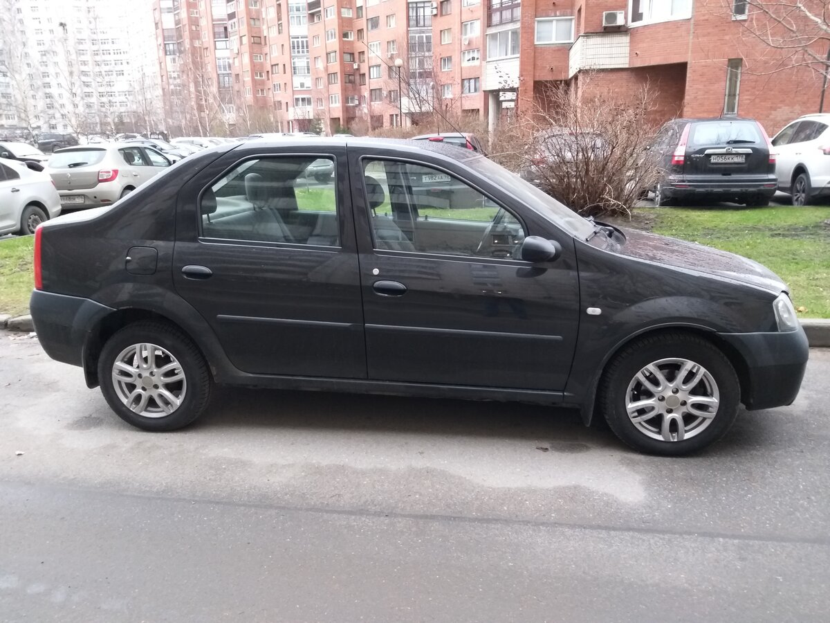 Рено логан черный фото Купить б/у Renault Logan I 1.6 MT (87 л.с.) бензин механика в Санкт-Петербурге: 