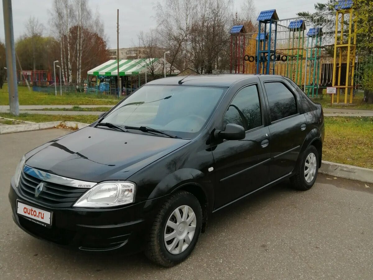 Рено логан черный фото Купить б/у Renault Logan I Рестайлинг 1.6 MT (84 л.с.) бензин механика в Кирове: