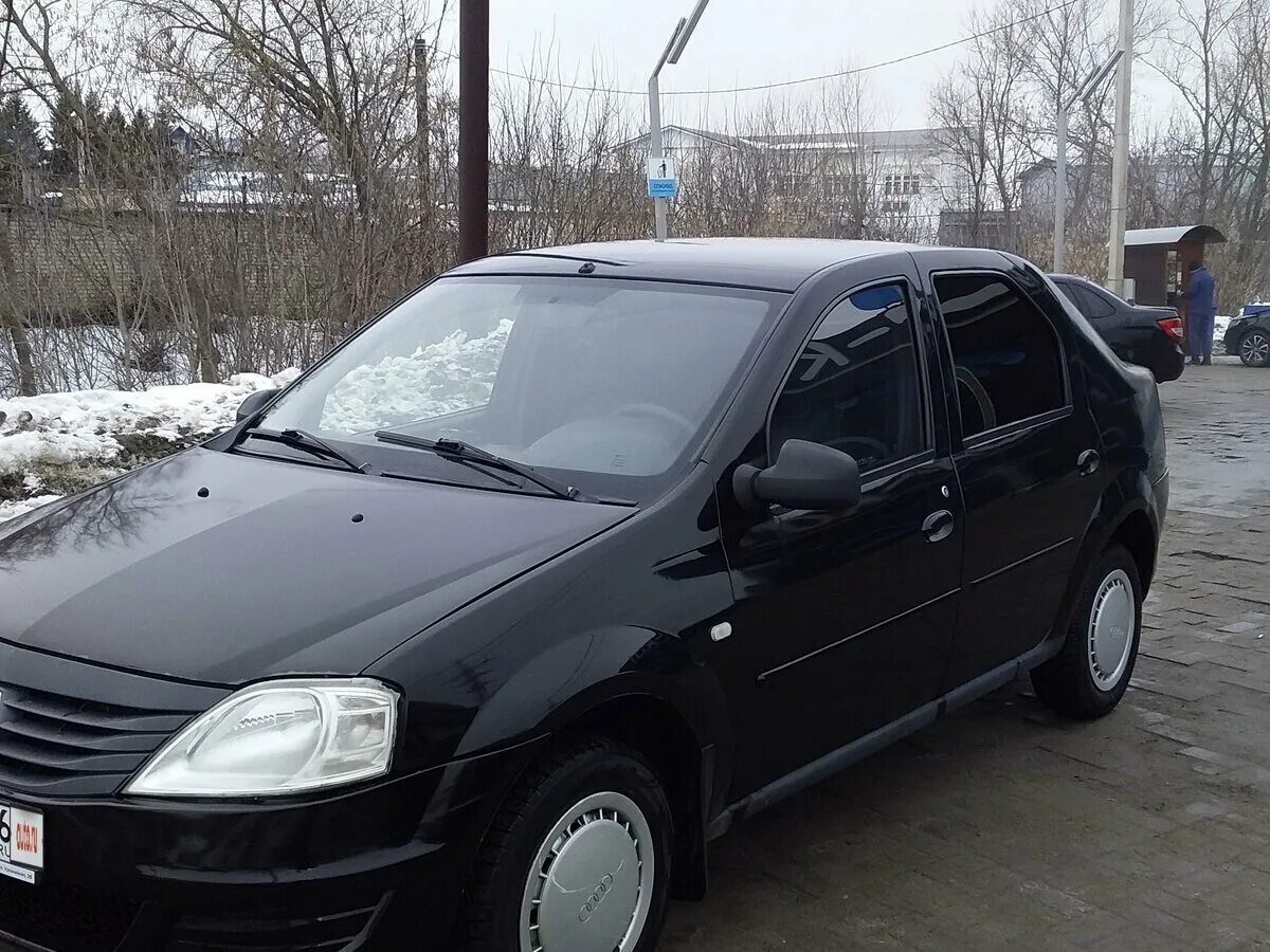 Рено логан черный фото Купить б/у Renault Logan I Рестайлинг 1.4 MT (75 л.с.) бензин механика в Тамбове