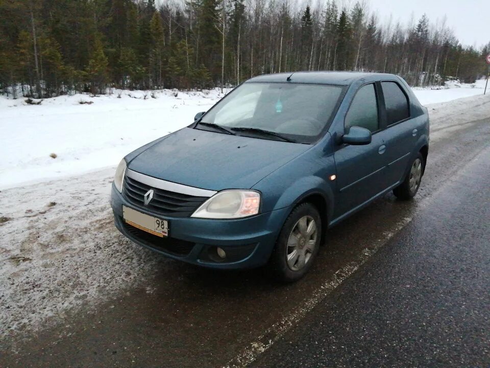 Рено логан фаза 2 фото Петрозаводск - Мурманск 1000 км - Renault Logan (1G), 1,6 л, 2010 года путешеств