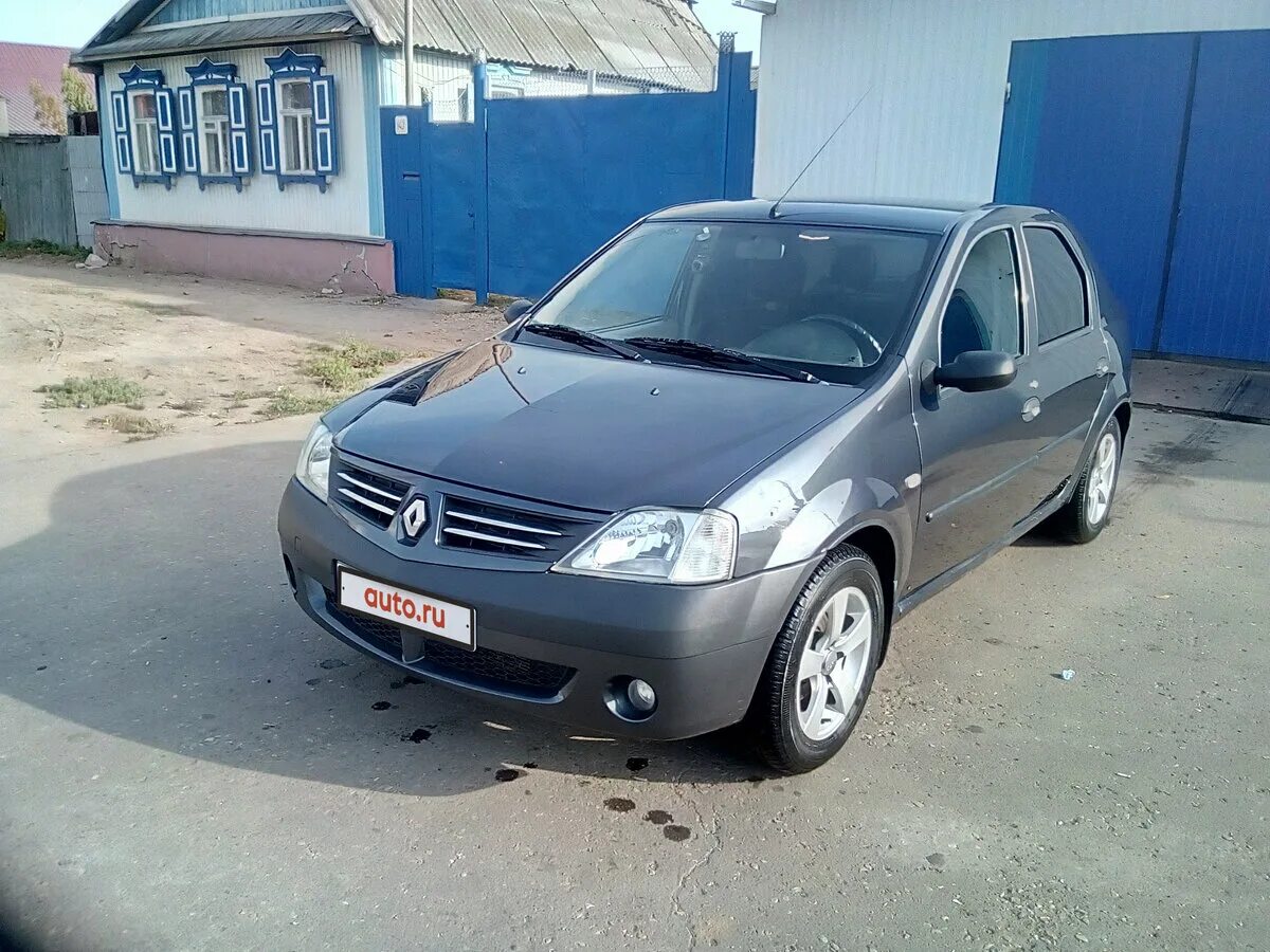 Рено логан фото 2007 Купить б/у Renault Logan I 1.6 MT (87 л.с.) бензин механика в Энгельсе: серый Ре