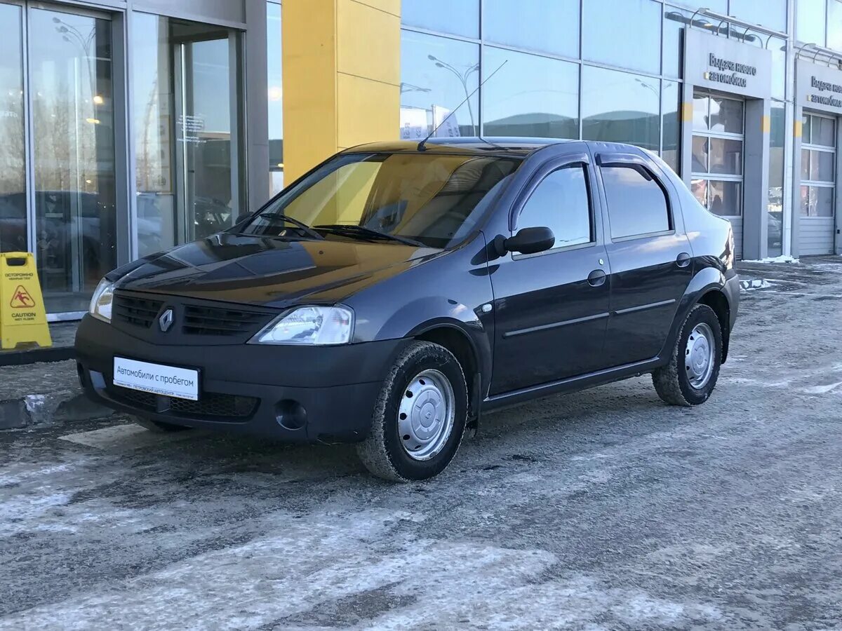 Рено логан фото 2007 Купить б/у Renault Logan I 1.6 MT (87 л.с.) бензин механика в Москве: серый Рено