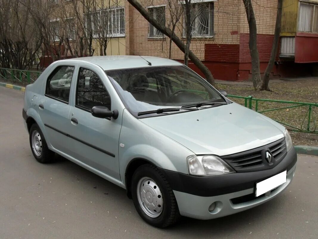 Рено логан фото 2007 Купить б/у Renault Logan I 1.6 MT (87 л.с.) бензин механика в Москве: зелёный Ре