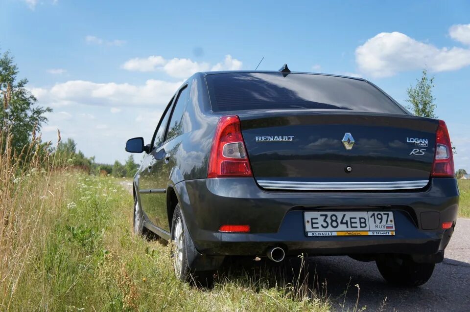 Рено логан фото сзади Задняя сабля - Renault Logan (1G), 1,4 л, 2010 года тюнинг DRIVE2