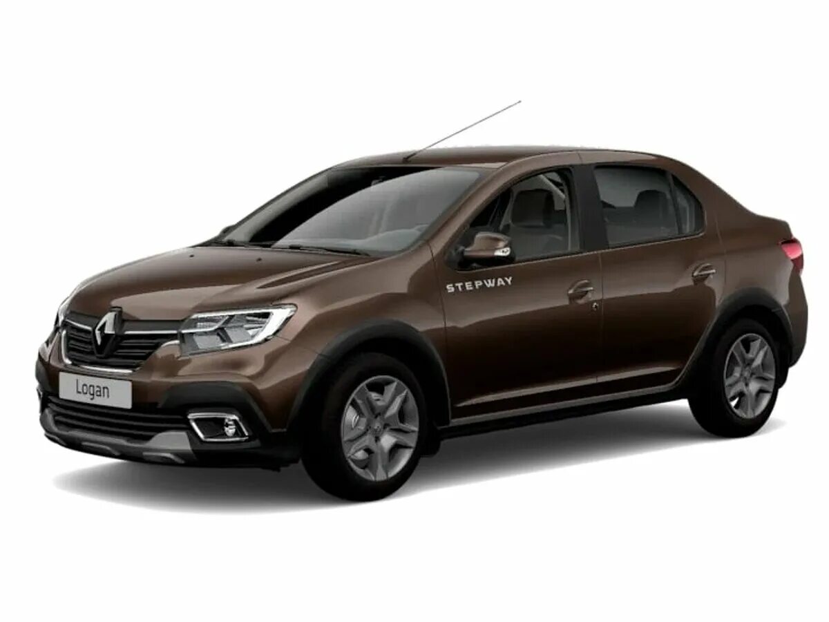 Рено логан коричневый фото Купить новый Renault Logan II Рестайлинг Stepway 1.6 CVT (113 л.с.) бензин вариа