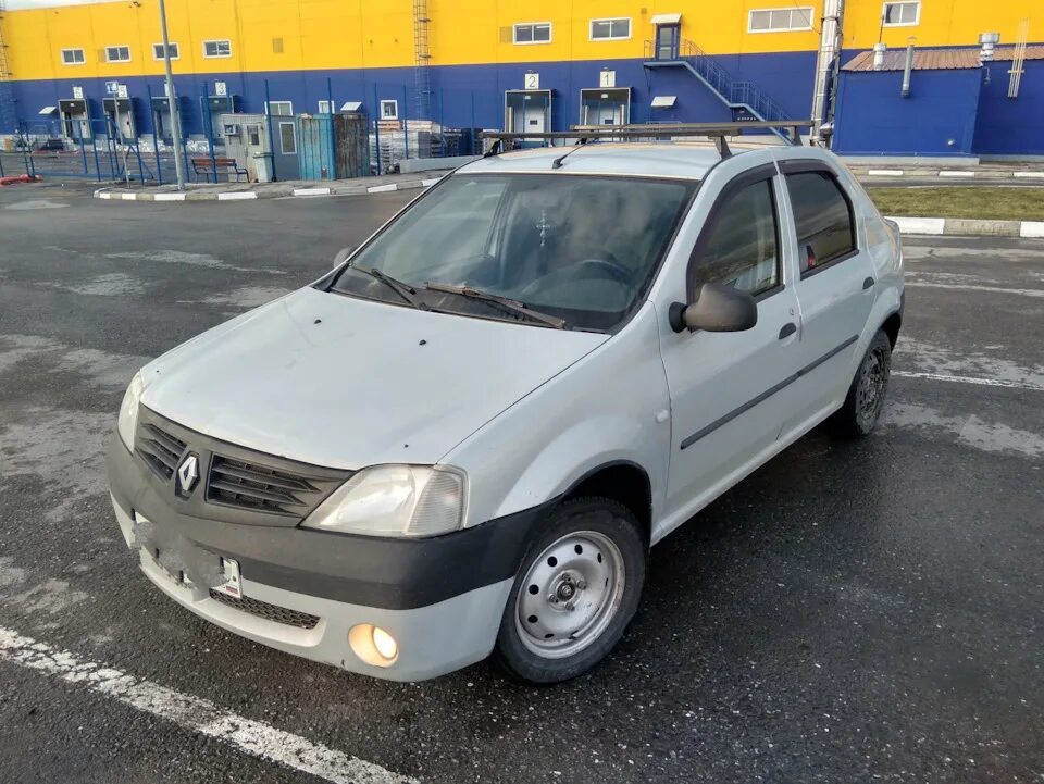 Рено логан крыша фото Багажник на крышу 75кг - Renault Logan (1G), 1,4 л, 2006 года аксессуары DRIVE2