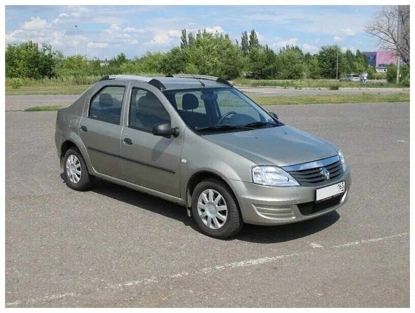 Рено логан крыша фото Рейлинги АПС для Renault Logan I (2004-2015) черные 0245-БП-02 - купить в интерн