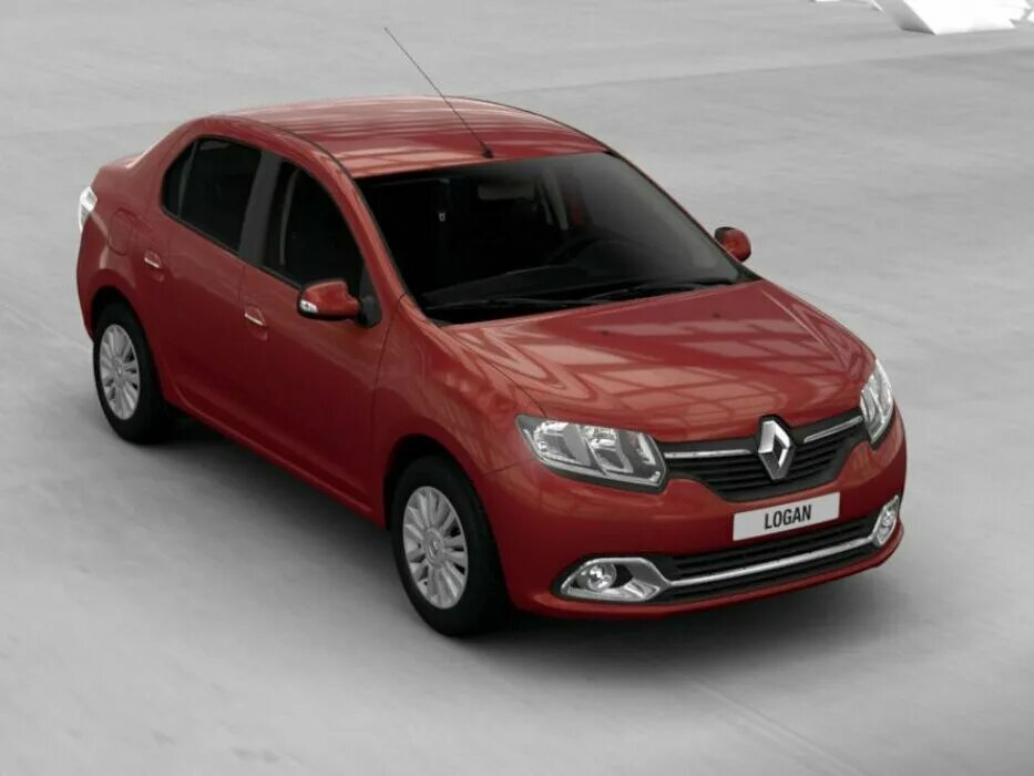 Рено логан новый кузов цена фото Купить новый Renault Logan II 1.6 MT (82 л.с.) бензин механика в Казани: красный