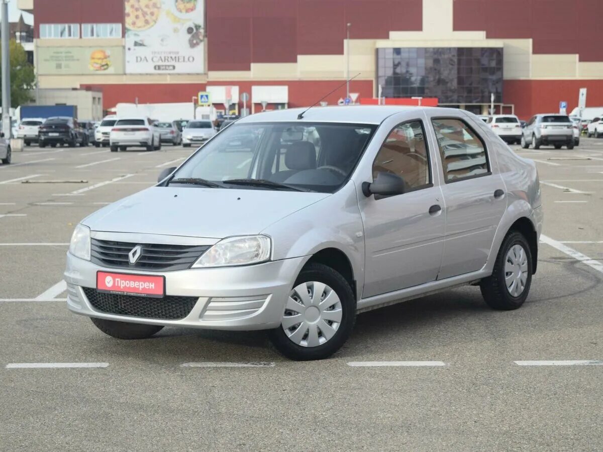 Рено логан седан фото Купить б/у Renault Logan I Рестайлинг 1.6 AT (103 л.с.) бензин автомат в Краснод