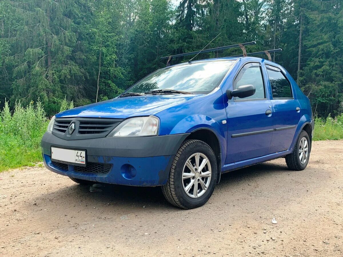 Рено логан синий фото Купить б/у Renault Logan I 1.4 MT (75 л.с.) бензин механика в Костроме: синий Ре