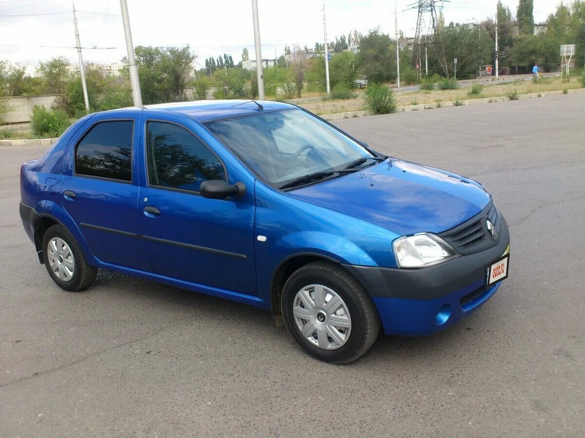 Рено логан синий фото Купить б/у Renault Logan I 1.4 MT (75 л.с.) бензин механика в Санкт-Петербурге: 