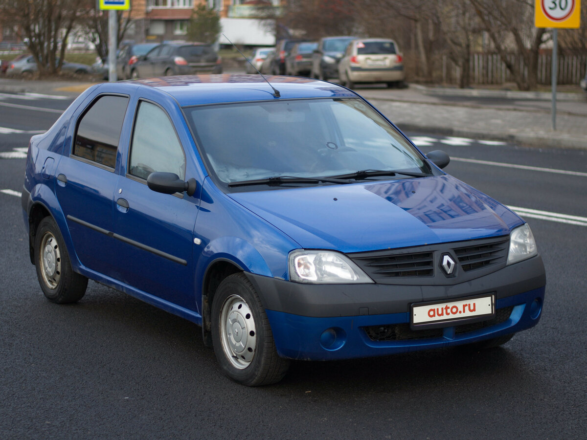 Рено логан синий фото Купить б/у Renault Logan I 1.4 MT (75 л.с.) бензин механика в Мытищах: синий Рен