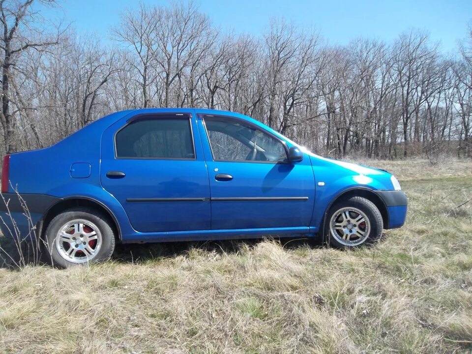 Рено логан цвета фото Переобулся в лето - Renault Logan (1G), 1,6 л, 2006 года колёсные диски DRIVE2