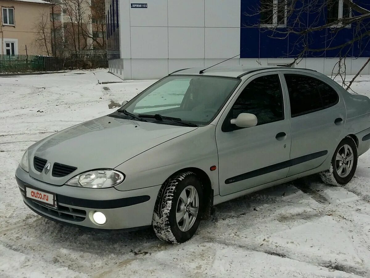 Рено меган 1 седан фото Купить б/у Renault Megane I Рестайлинг 1.4 MT (95 л.с.) бензин механика в Пензе: