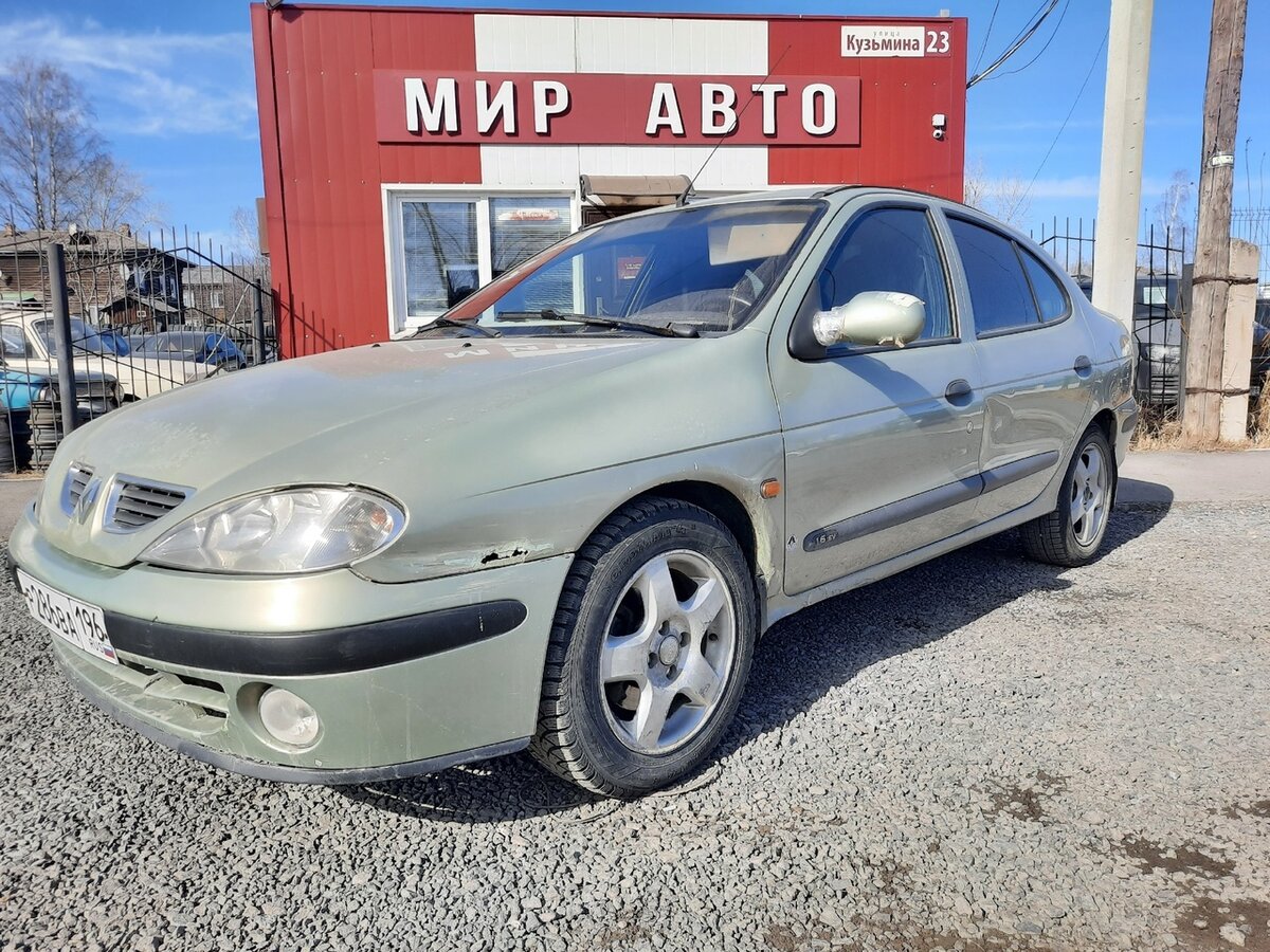 Рено меган 2001 года фото Купить б/у Renault Megane I Рестайлинг 1.6 MT (107 л.с.) бензин механика в Серов