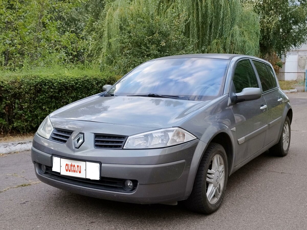 Рено меган 2003 года фото Купить б/у Renault Megane II 1.6 MT (115 л.с.) бензин механика в Луганске: серый