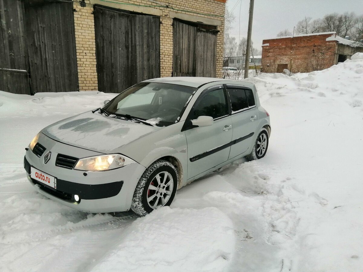 Рено меган 2003 года фото Купить б/у Renault Megane II 1.6 MT (115 л.с.) бензин механика в Воротынске: гол