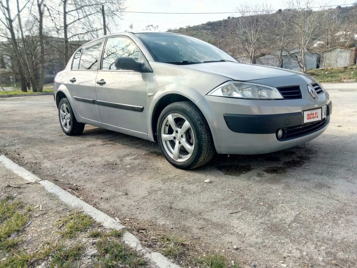 Рено меган 2005 фото Купить б/у Renault Megane II 1.6 MT (115 л.с.) бензин механика в Севастополе: се