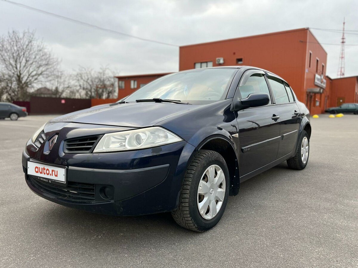 Рено меган 2006 фото Купить б/у Renault Megane II Рестайлинг 1.6 MT (115 л.с.) бензин механика в Брян